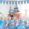 Birthday Venue Decoration: Children's Disposable Paper Plates, Tablecloths, Tableware