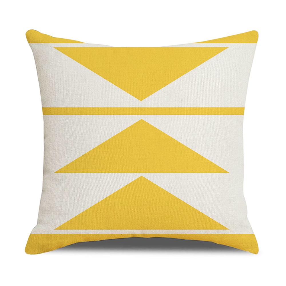 Home Furnishings Linen Cushion Covers Nordic Plaid Linen Cushion Covers Sofa Cushion Covers