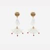 My Omelet Dearbell Crystal Earrings