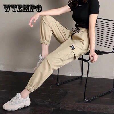 Ladies Summer Wide Leg Pants Large Size High Waist Sports Loose Comfortable Casual Pants