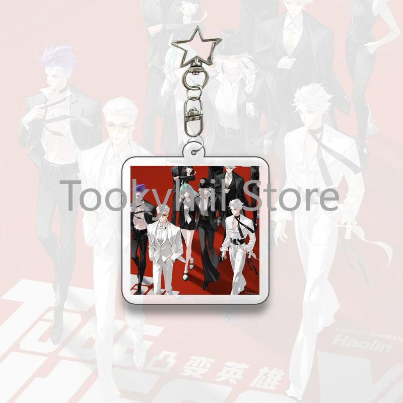 

TO BE HERO X Keychain Acrylic Bag Decorate Queen Pendant DRAGON BOY Exquisite Cartoon Accessories Student GHOSTBLADE Girl Gift 4-5cm