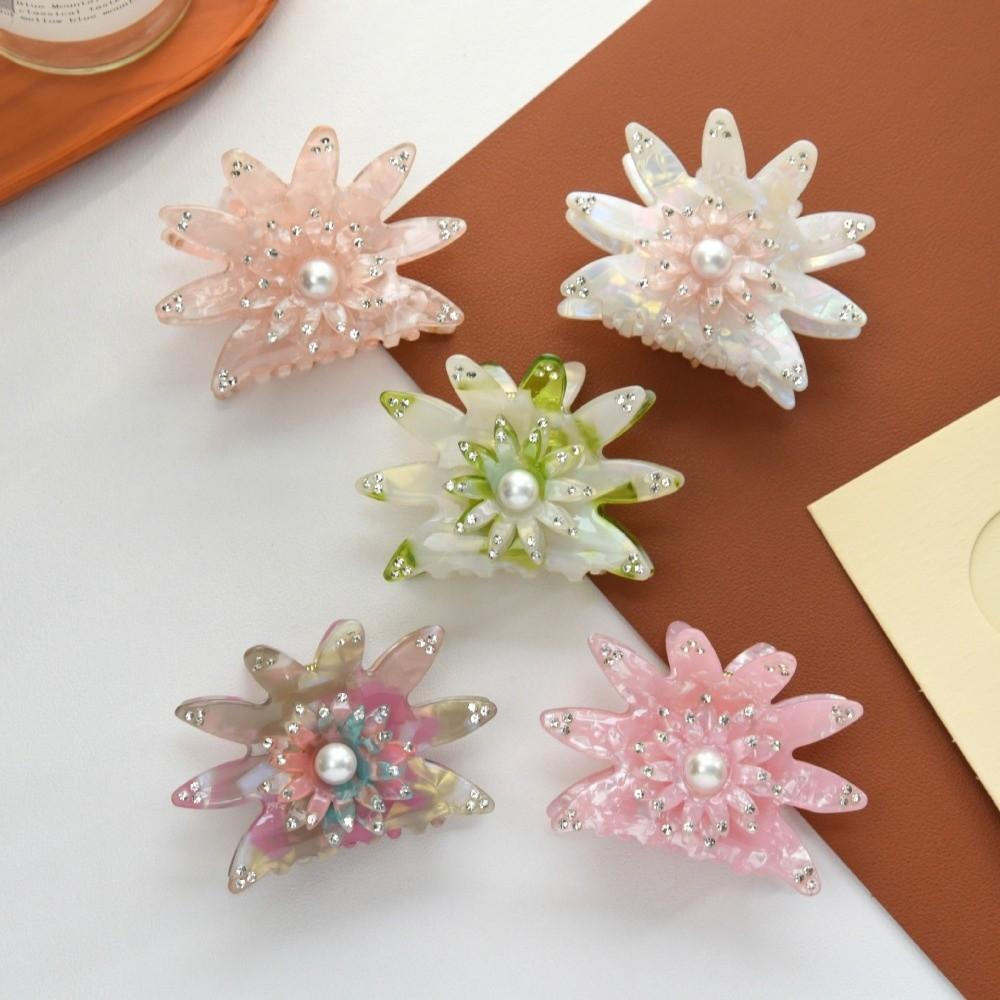 Classic Hair Claw Clips Rhinestone Hair Accessories NEW Sunflower Hair Claw  For Women