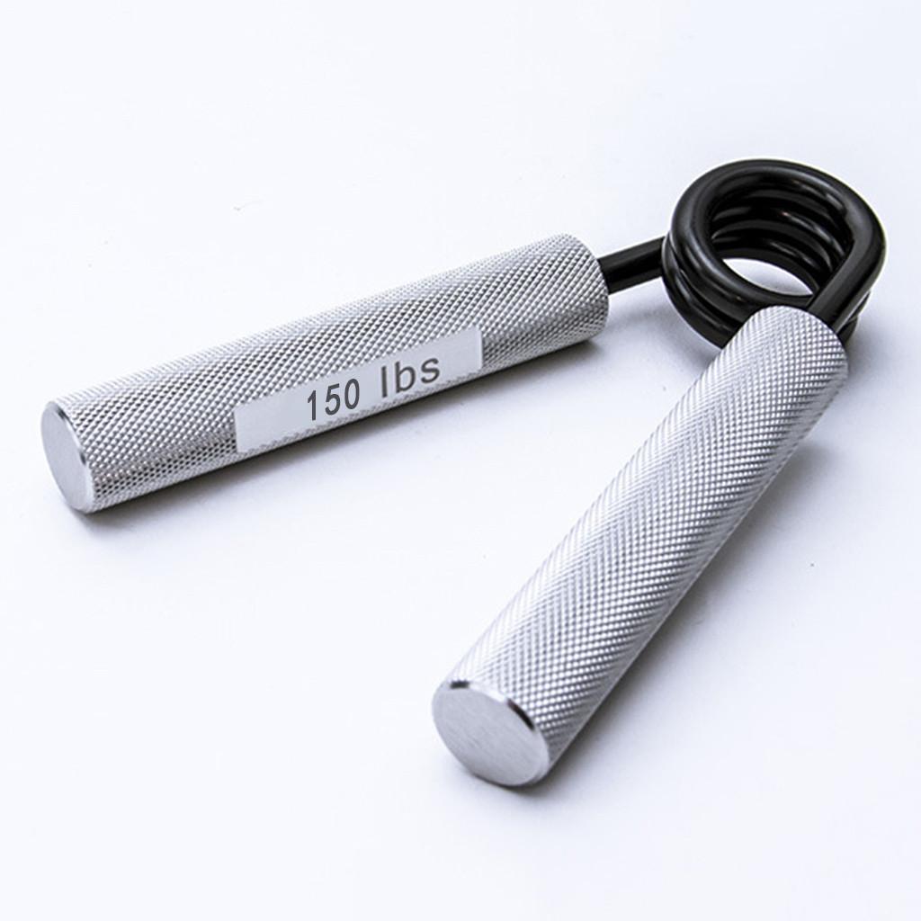 Men's Fitness Hand Grip Strengthener Adjustable Metal Spring Steel Aluminum Alloy Hand Exerciser 100-350 Pounds Resistance