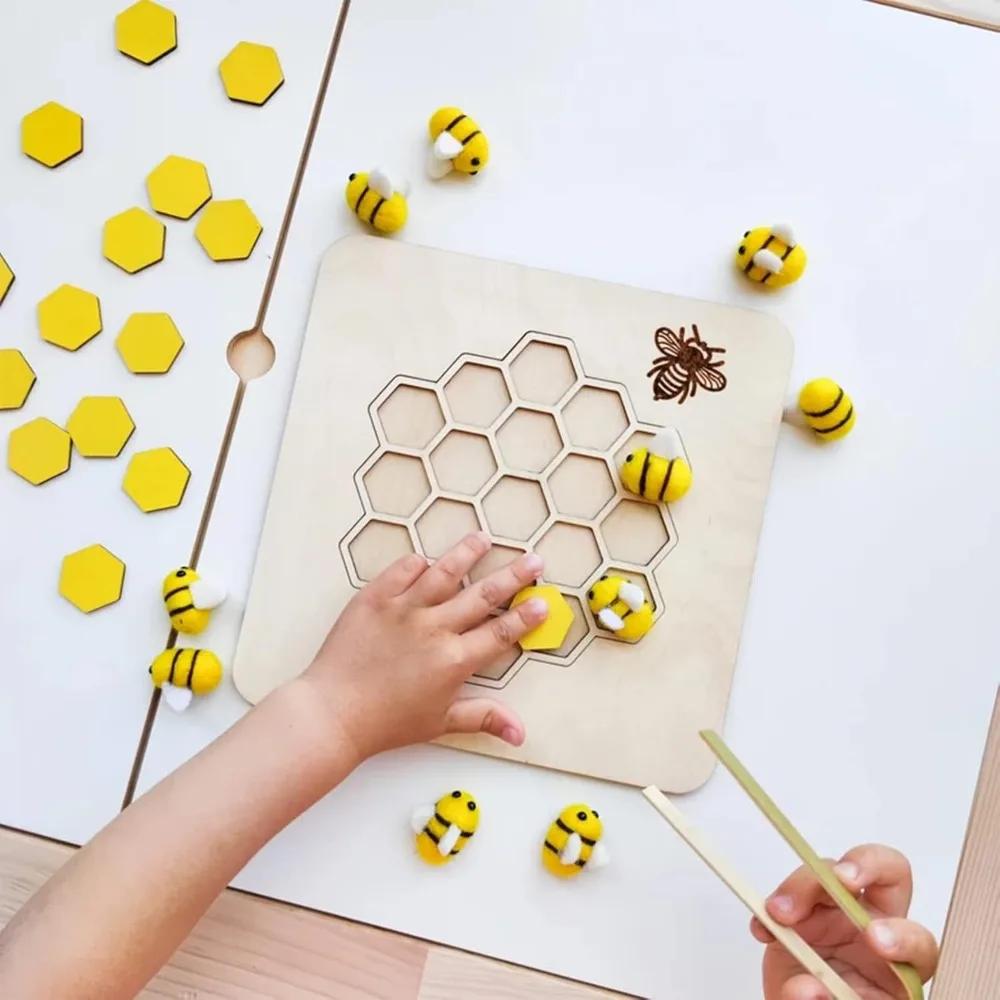 DIY Handmade Material Yellow Bee Pompom Hair Ball 4pcs 20CM Polyester Child  Hat Clothing Headdress Wedding Party Supplies