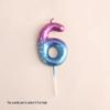 Gold Number Birthday Candles - Cartoon Cake Decorations for Kids' Parties