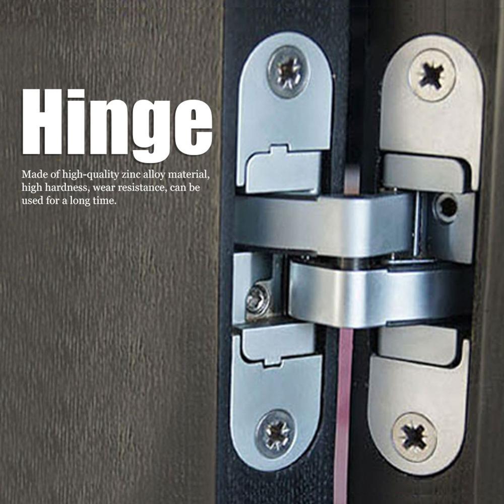 Zinc Alloy Hidden Hinge Adjustable Cross Hinge Accessory Hinge  Kitchen