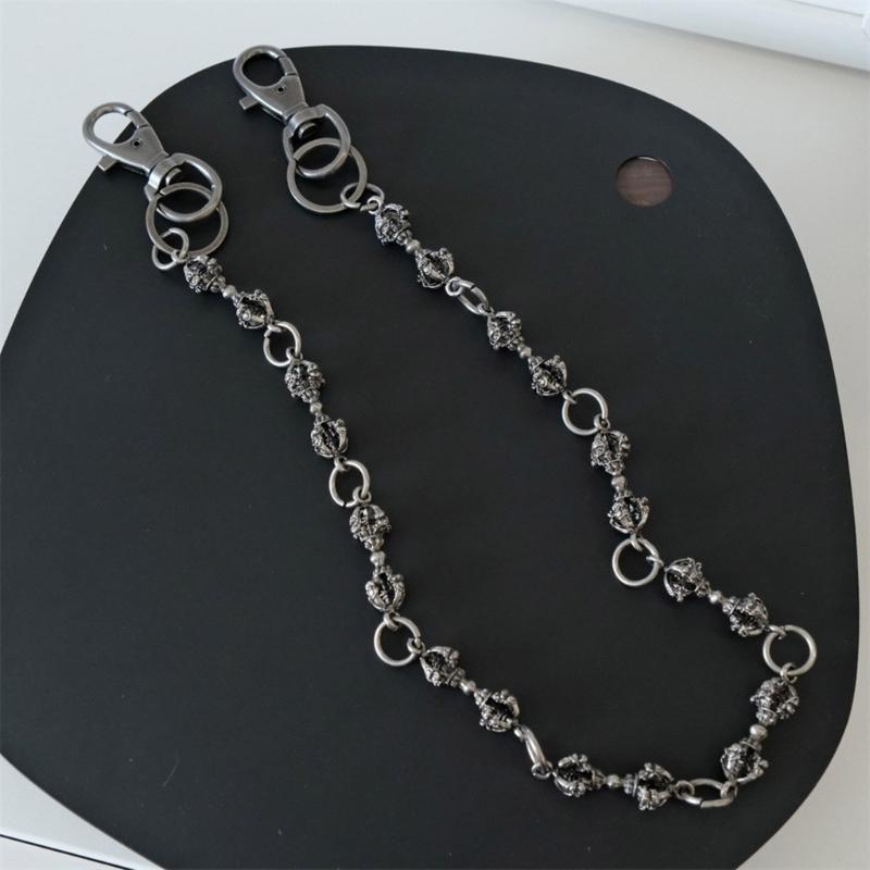 Fashionable Sturdy Alloy Punk Chain Featuring Powerful Designs Jewelry Accessory for Music Festivals and Parties