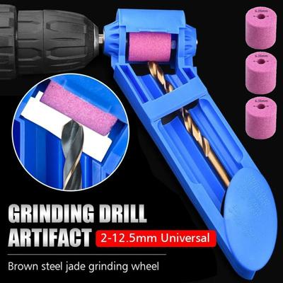 Portable Drill Bit Sharpener Corundum Grinding Wheel Tool Drill Sharpening Machine for Step Drill Power Tool Accessories