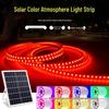 Wasserdichter Solar-LED-Lichtstreifen: Rot, Grün, Blau für die Dekoration von Außenhöfen & Gärten