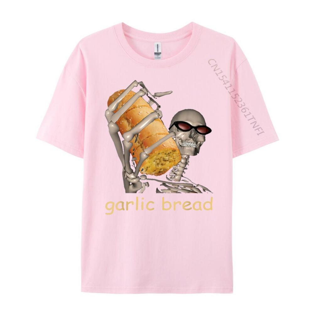 Garlic Bread Cool Skeleton Meme Funny Funny Shirt New Year Geek