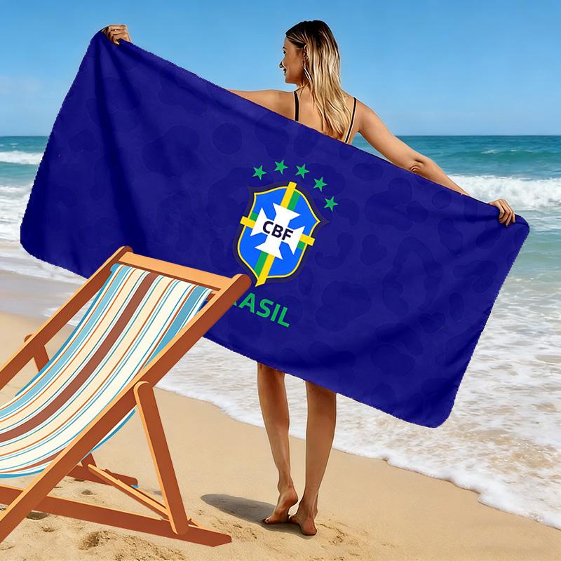 CBF Print Strandtuch, Großes Weiches Schnelltrocknendes Handtuch für Strand Camping Schwimmen