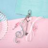 Simple Bow Note Keychain Creative Bag Pendant Suitable For Music Enthusiasts Present Exquisite Backpack Decoration Accessories