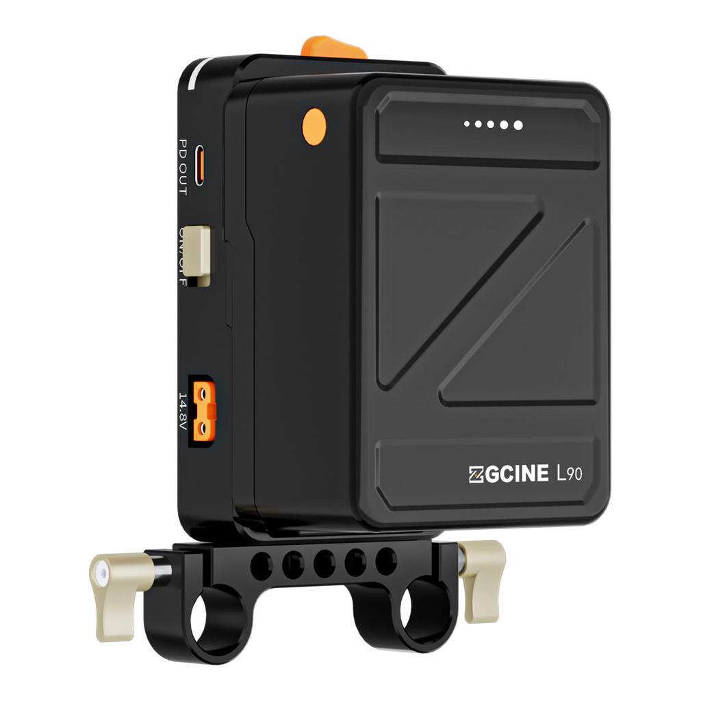 ZGCINE International YingXiaoNeng V-Port Battery & Expansion Board Set with 15mm Rod Clamp and V-Mount Plate.
