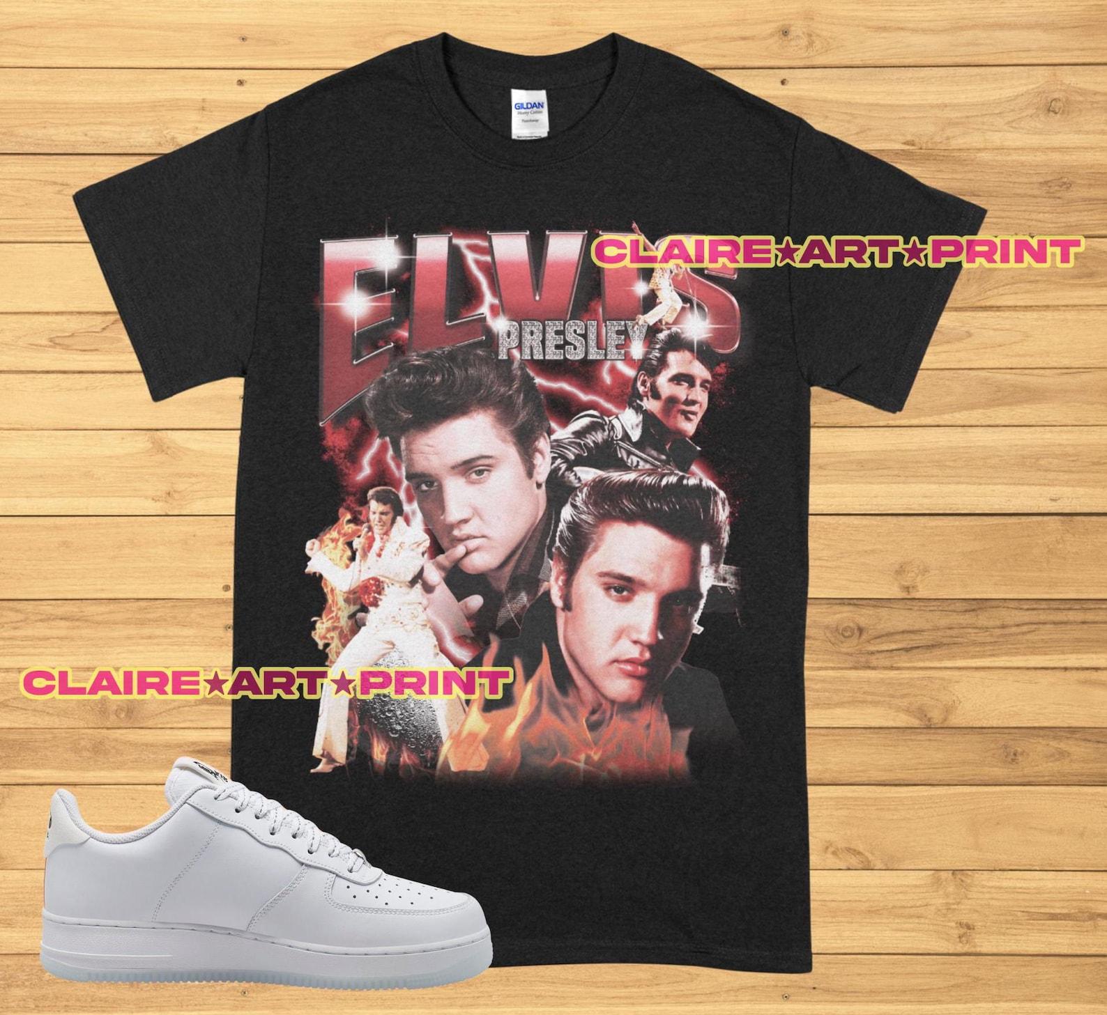 Elvis 90s Vintage Shirt, King Of Rock T-Shirt, Elvis Presley Tee, Music Rock And Roll Gift For Fan Lover 4XL