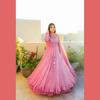 Atemberaubendes Georgette-Kleid mit einem wunderschönen Dupatta