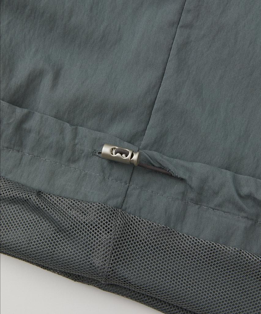 Lounellain Mac Curved Mesh Nylon Pants_Charcoal