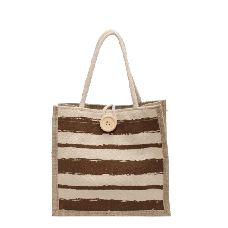 Japanische Handtasche Frauen gehen aus vielseitige Jutebeutel Mädchen tragen kleine Satchel Retro Souvenir