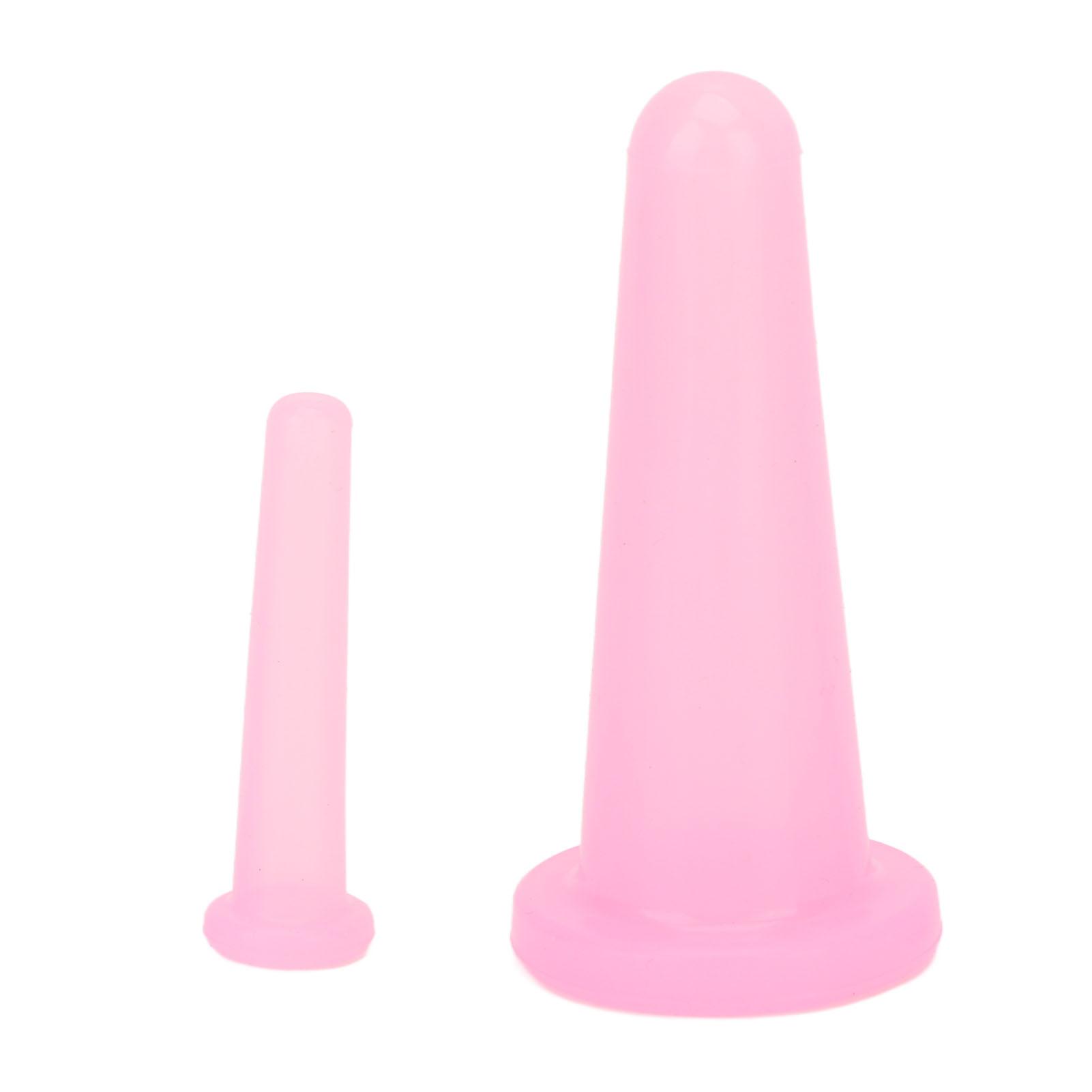 2 PCS Face Cupping Set   Silicone Soft Portable Vacuum Suction   Cups for Adults Home Use