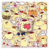 50 Sanrio Pudding-chan Adorable Gukka Sticker Set for Notebooks and Luggage