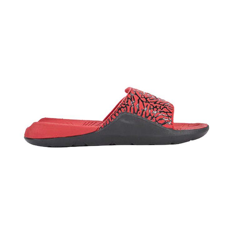 Jordan Kids' Slippers Red Black Children Aged 3 7 Years Old BQ6292-600