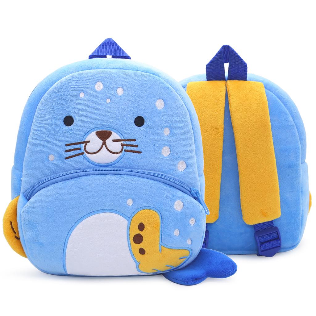 Cute Cartoon Animal Children's Backpack Stall Supply Backpack Kindergarten Plush Backpack Children's Bag Can Be Ordered