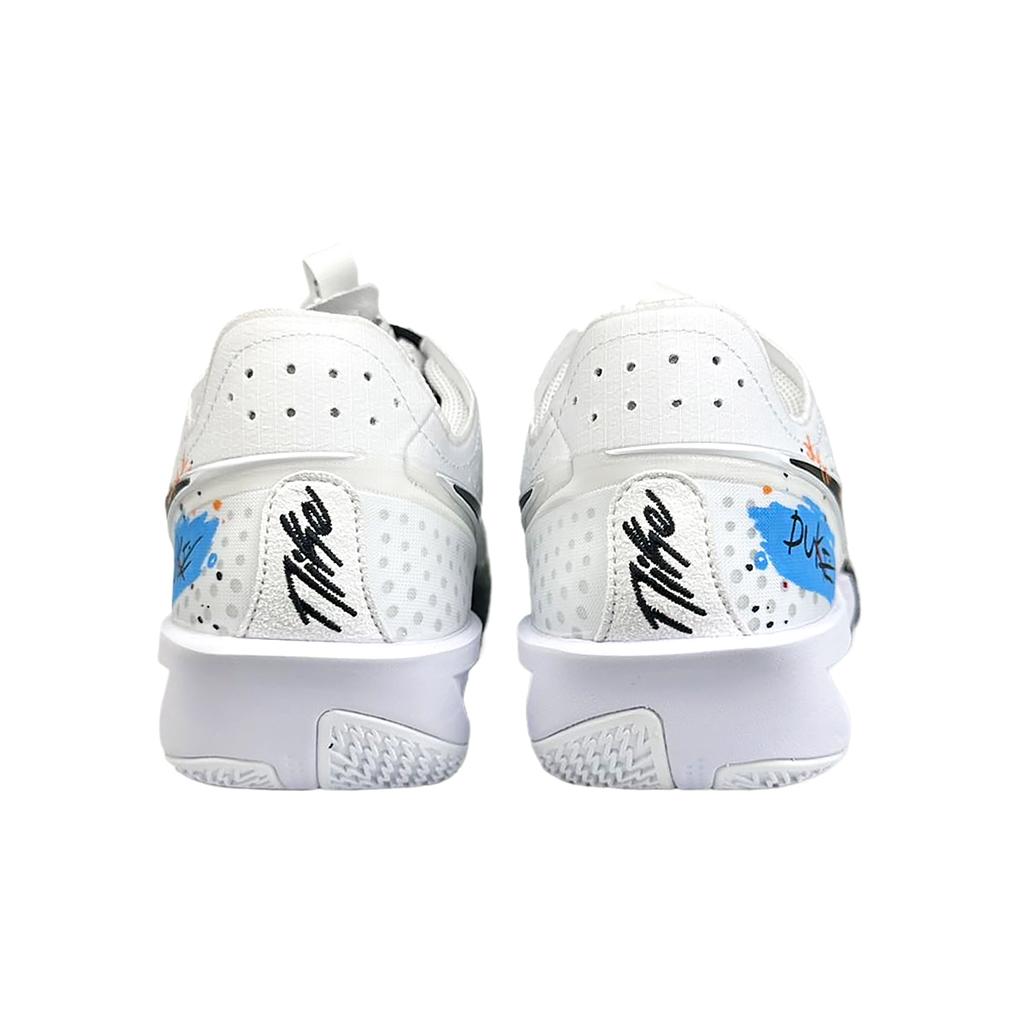 Nike G.T. Cut 3 Cushioning Abrasion Resistant Cushioning, Wear Resistant Low Top Basketball Shoes Unisex White Blue DV2918-102(Team40-)