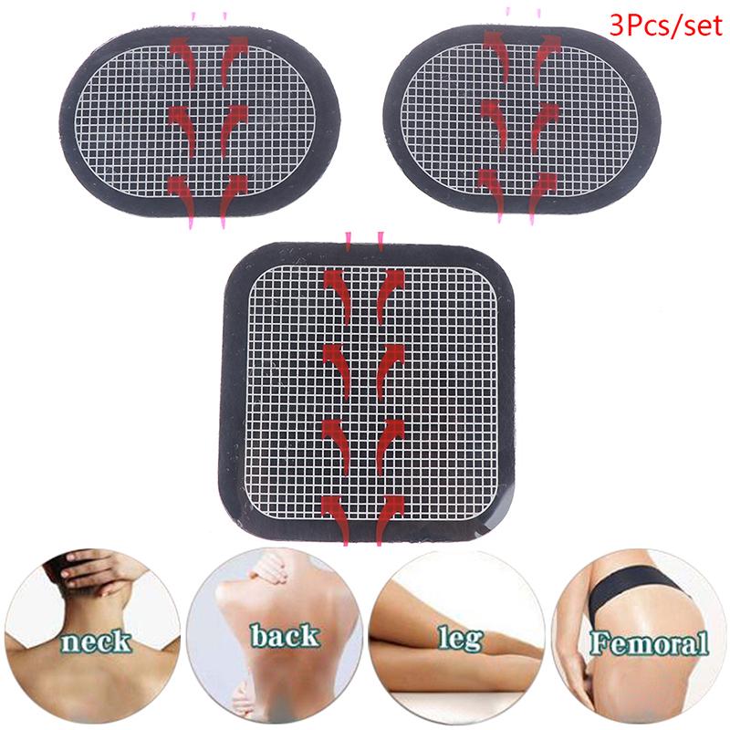 3Pcs Replacement Gel Pads Massager Patch For Stimulator Trainer Muscles Training