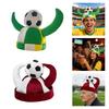 Fun Ox Horn Headwear Soccer Ball Hat For Sports Enthusiasts And Party Lover Game And Event Day