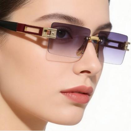 Frameless Trimmed Sunglasses Fashion Sunglasses Adult Sunshade Glasses Sunglasses
