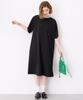 Petit Honfleur Twisted Sleeve Kanoko Dress Black Women's 525217,