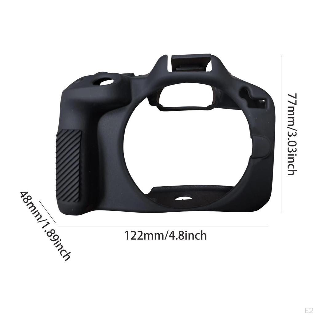 Camera Body Case, Soft Silicone Scratch-Resistant Rubber Cover for R50 Mirrorless Cameras