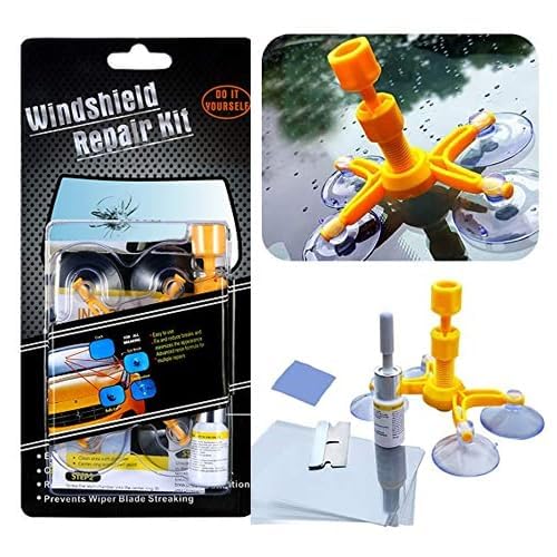 

Gliston Windshield Crack Repair Repair Kit Set for Fixing Stepping Stone Scratches Hole Filling Repair Repair