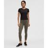 Lululemon Wunder Train High Rise Crop With Pockets 23  Army Green