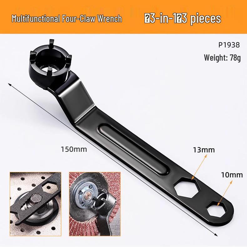 Newcomer Offer: Enhanced 4-Prong Angle Grinder Wrench
