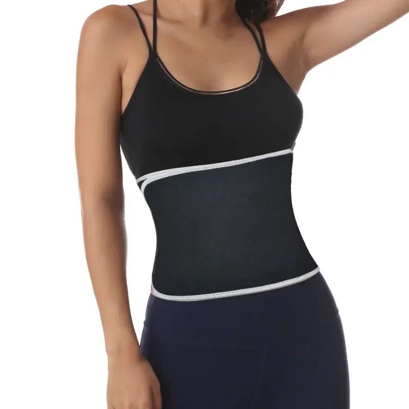 Sweat Waist Support Exercise Fitness Running Waist Training Practical Yoga Abdomen Breathable Corset Belt Stretching
