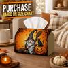 1pc Spooky Fantasy Magic Tissue Box - Wizard Gnome Feline Napkin Storage Box, Suitable for Rolls/Facial Tissues, Multi-Functional Storage Box for Cozy