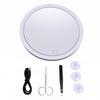 30X Magnifying Mirror with Light 3 Color Modes Adjustable Brightness 6 Inch Lighted Makeup Mirror with Suction Cup for