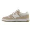 Buty sportowe - NEW BALANCE - BB480LV1 Beżowe - Płaska podeszwa - Sznurowane - Unisex