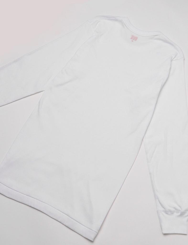 NEW STANDARD Warm Fleece Fur White B.V.D. Men's 2-Pack Undershirts, 100% Cotton, Lining, Knit,