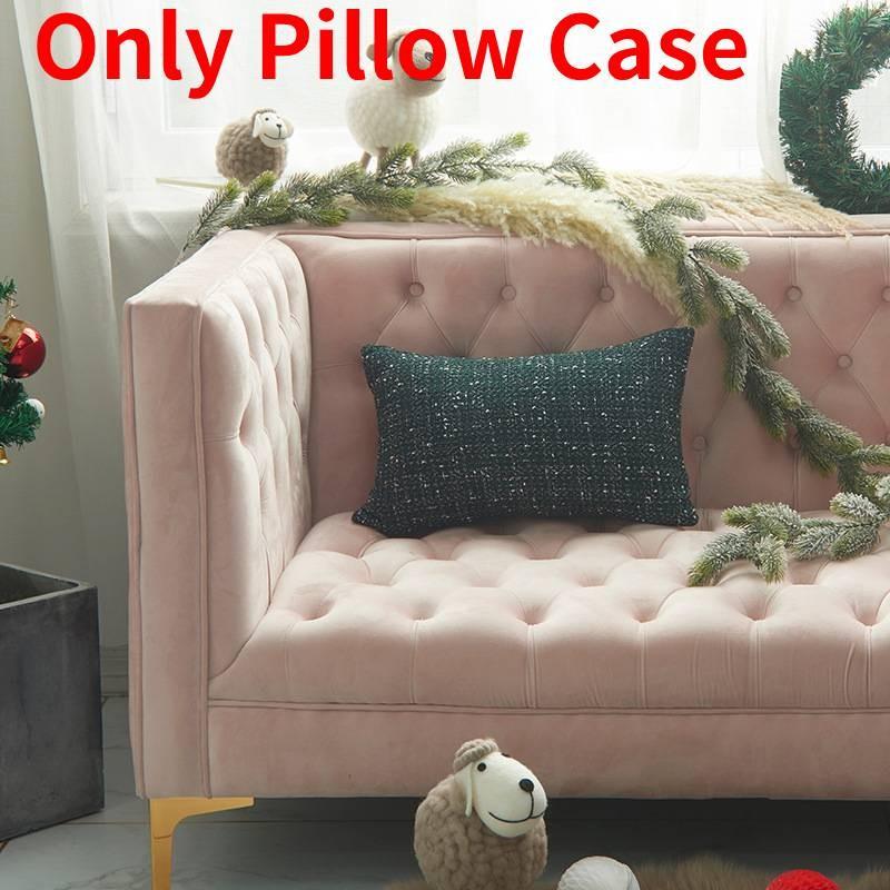 

Подушка Плед Рождественские Наволочки Чехол для Подушки Кровать Диван Хлопок Накидки На Подушку Green 30x50