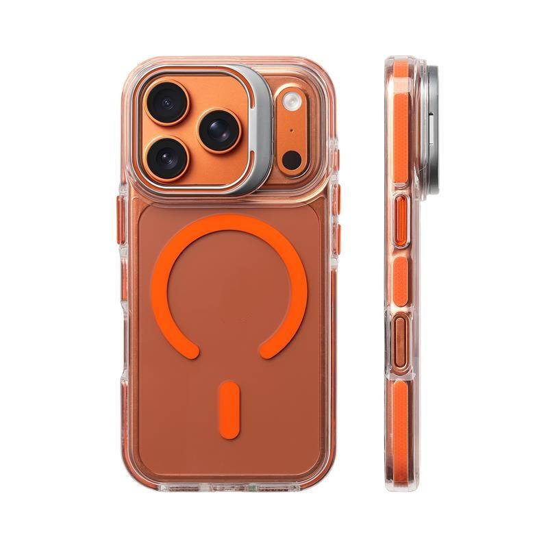 

Flip Camera Lens Holder For Magnetic Magsafe Case For iPhone 17Pro 16 16Pro 17 17Pro max Transparent Protective Phone Cover For iPhone 16