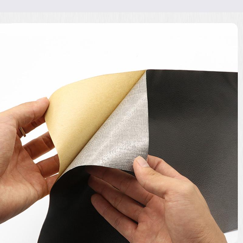 Lederreparaturflicken, selbstklebend, für Leder, PU-Leder, Stoffaufkleber, Lederkleidung, Sofa, Autositze, Möbel, Taschen, Reparatur, klebrig