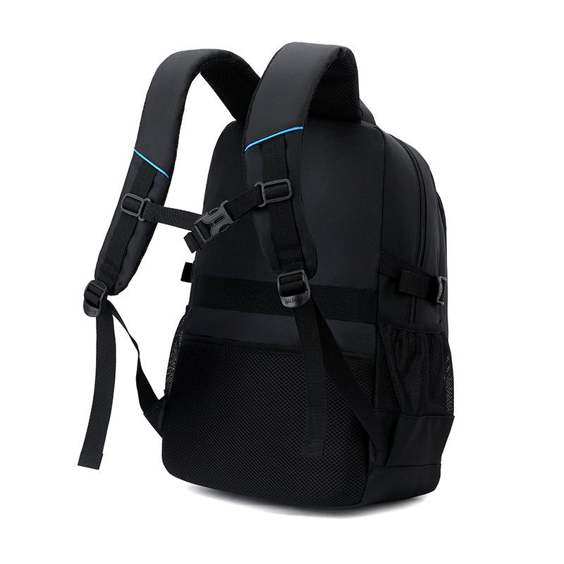Large capacity student schoolbag men's backpack leisure travel ridge luggage bag junior high school backpack dirt-resistant and durable