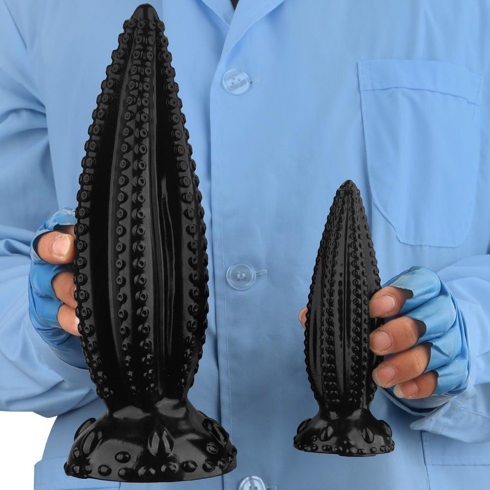 PVC Anal Plug Dildo Women's Masturbator Sex Toy Fisting BDSM Strap On Penis Big Dick