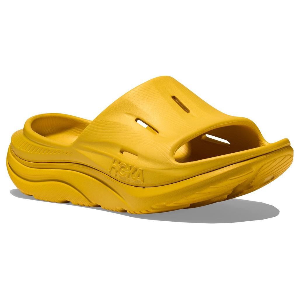 Pantofi HOKA Ora Recovery Slide 3 Passion Fruit Unisex Galben 1135061-PFPF