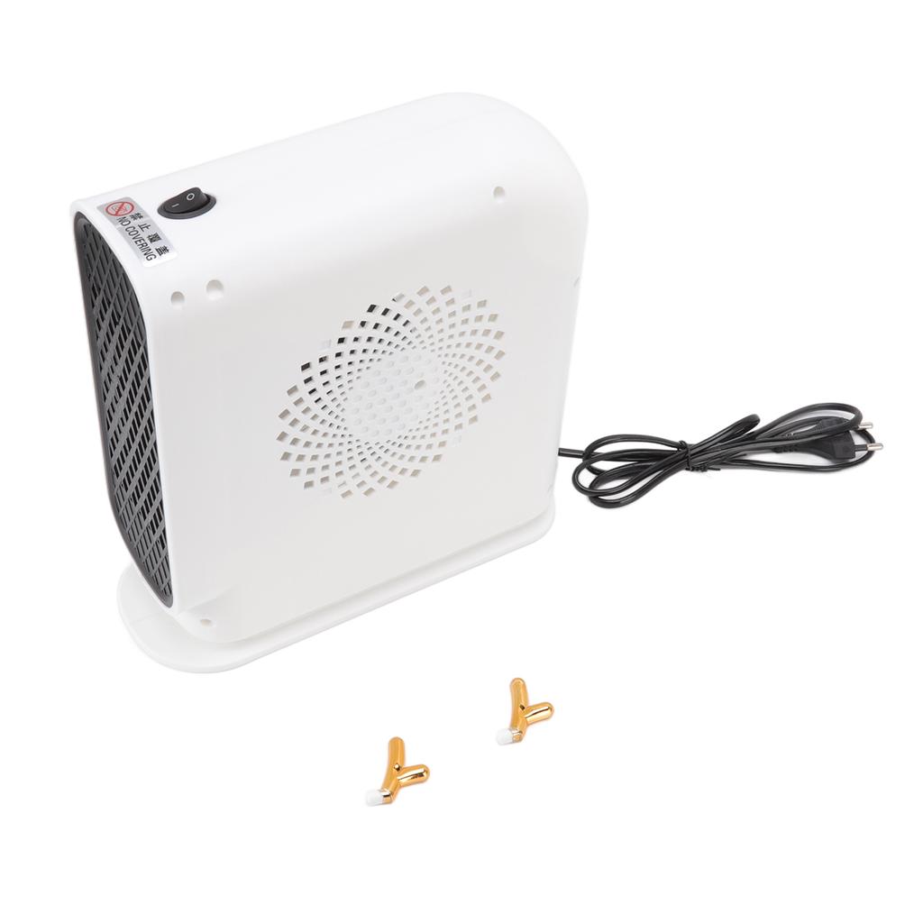 500W Air Warmer ABS Instant Heat 360 Degree Air Diversion Double Power Off Protection Space Heater