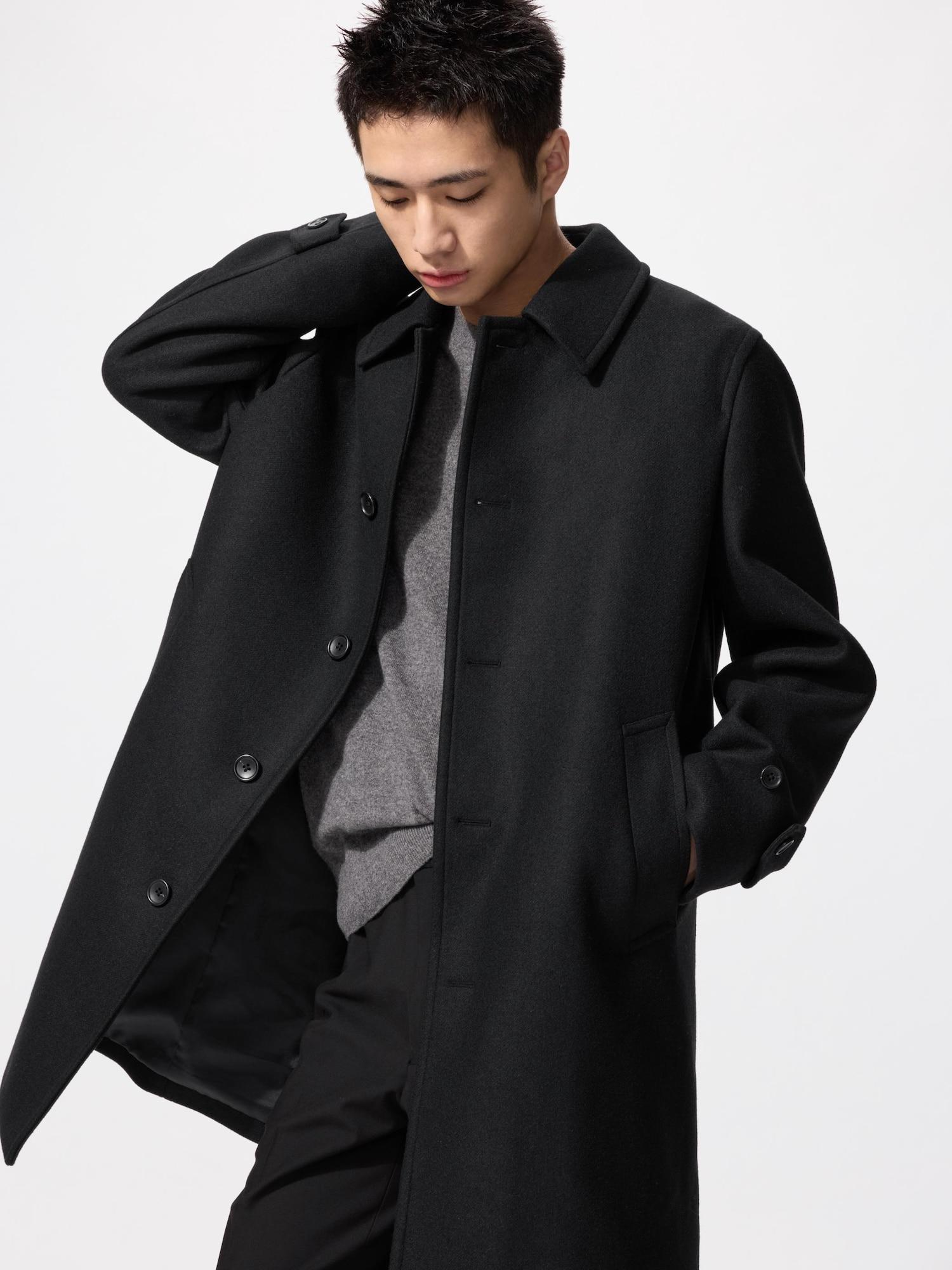 

Пальто однобортное Uniqlo Япония 09 BLACK/XS