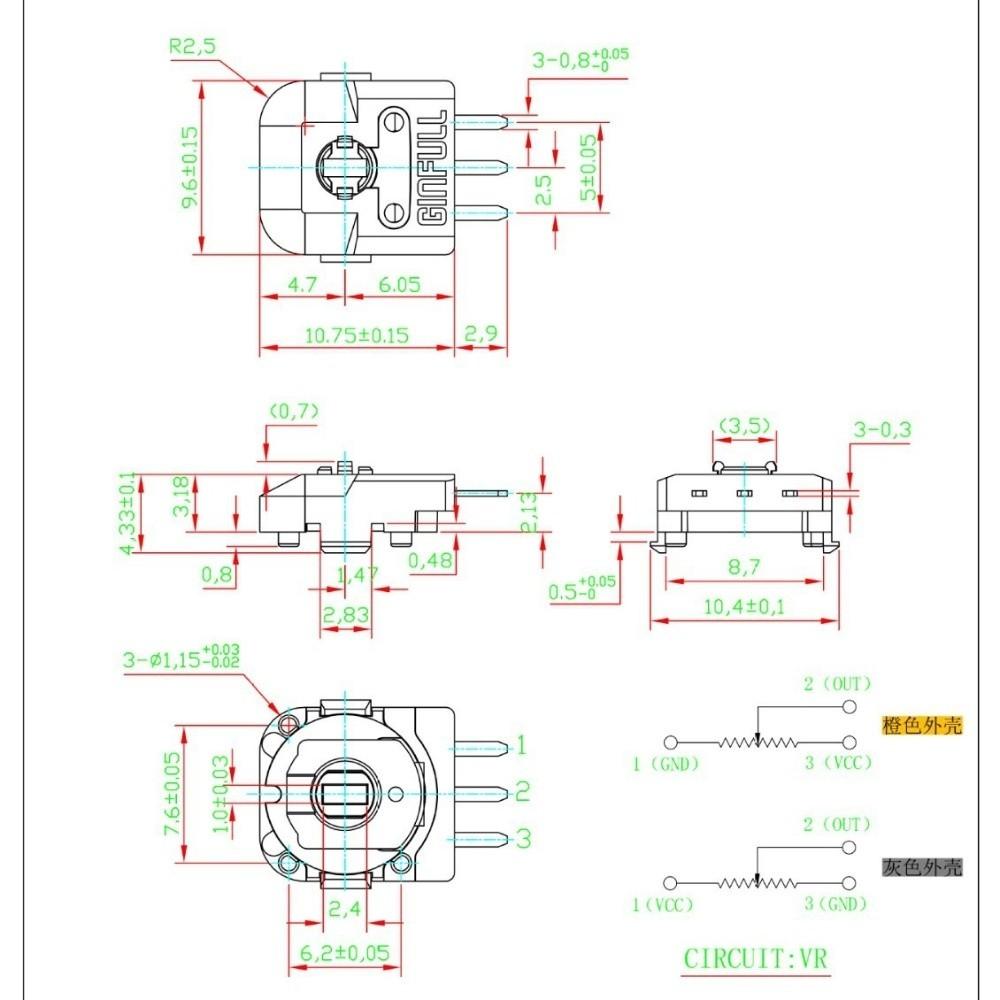 Durable TMR Joystick Sensor Accessories for PS4/PS5/XBOX Tunnel Magnetoresistive