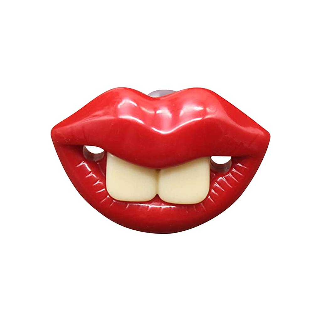 Ciuccio divertente in silicone per bambini Barba Denti Ciuccio divertente da cowboy Tycoon per bambini Ciuccio divertente, Ciuccio divertente in silicone morbido Divertenti capezzoli finti Denti Gomma - Ciuccio per denti