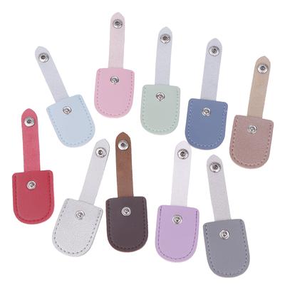 1Pc Pu Nipper Schutzhülle Schere Scheide Sicherheit Leder Abdeckung Schutz Pediküre Maniküre Werkzeuge Abgestorbene Haut Pinzette Kappe